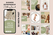 Business Social Media Templates, a Social Media Template by Sania (Thumbnail 1 of 3)