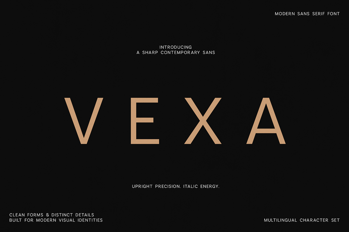 Vexa Modern Sans Serif Font, a Sans Serif Font by Only Fonts (Photo 1 of 12)