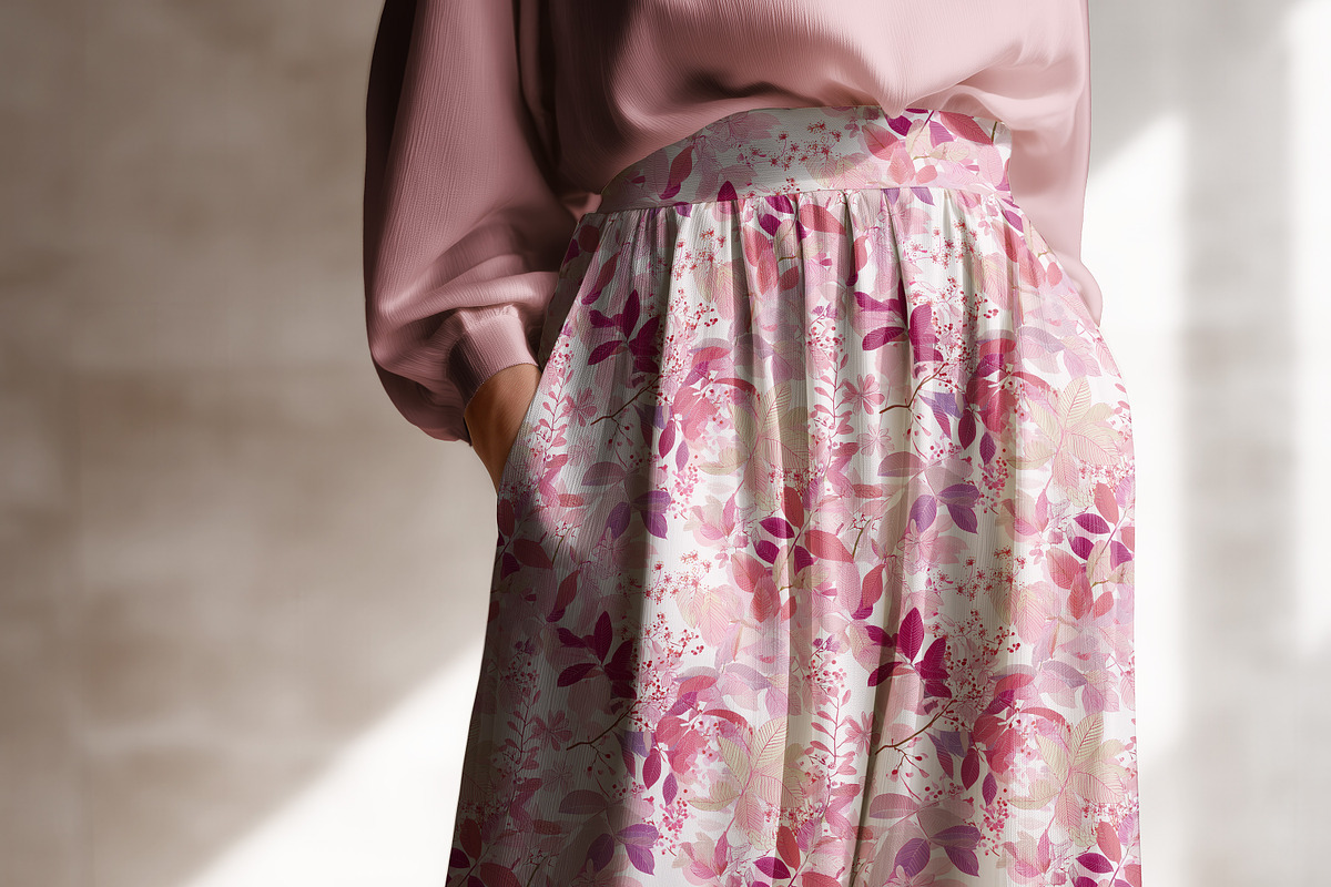Satin Maxi Skirt Editable Mockup PSD, a Bottom Mockup by 1001 mockups (Photo 7 of 9)