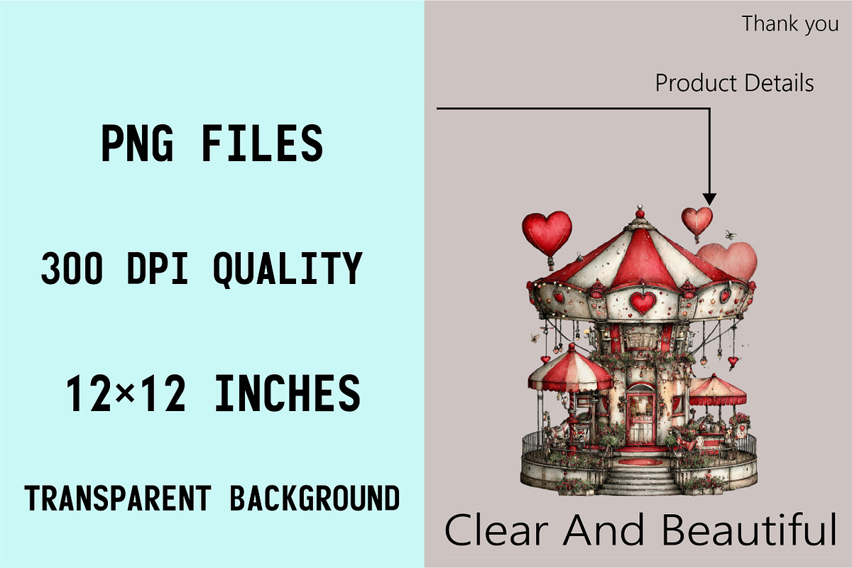 Whimsical Valentines Day Clipart Bu, an Illustration by SVGArt (Photo 8 of 8)