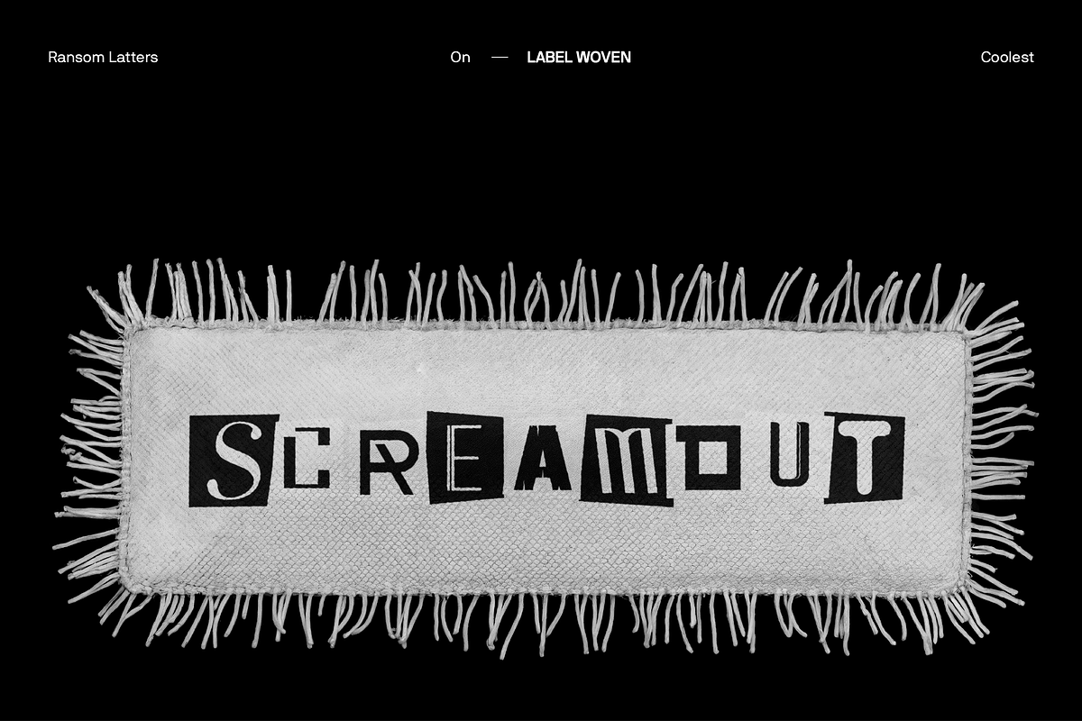 Ransom Latters Font, a Handwritten Font by Koplexs Studio (Photo 6 of 10)