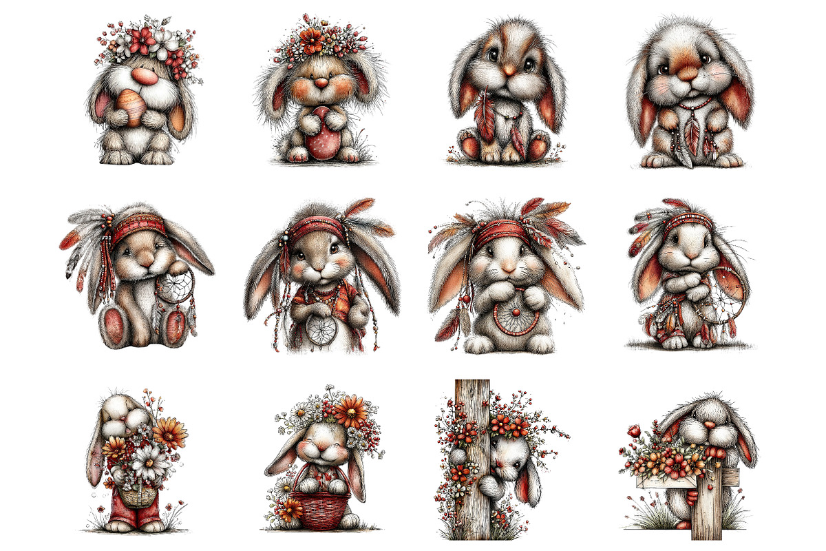 Whimsical valentine boy clipart, an Illustration by SinaCreation (Photo 2 of 11)