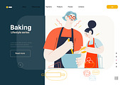 Lifestyle vector ills, color 1, a Templates & Theme by Grivina's shop (Thumbnail 3 of 18)