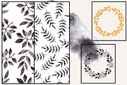 Ink and Gold. Hand drawn clipart, an Illustration by ma_i_vi (Thumbnail 6 of 15)