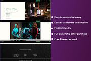 RESTAURANT WEBSITE WIX TEMPLATE, a Templates & Theme by Sipi_Graphics (Thumbnail 2 of 3)