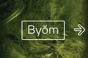 Byom - 4 fonts + 1 icons set, a Font by Zetafonts (Thumbnail 1 of 8)