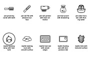 Animal veterinary tools Icon Set, an Outline Icon by Nurlan's shop (Thumbnail 2 of 6)
