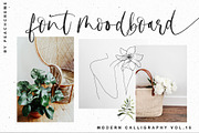 Bonjour // Modern Calligraphy, a Handwritten Font by PeachCreme (Thumbnail 2 of 27)