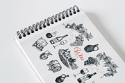 Hand drawn wine illustrations, a Food Illustration by Natalya Levish (Thumbnail 4 of 5)