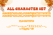 Cold Turkey is a retro groovy font, a Handwritten Font by Brown Cupple (Thumbnail 5 of 6)