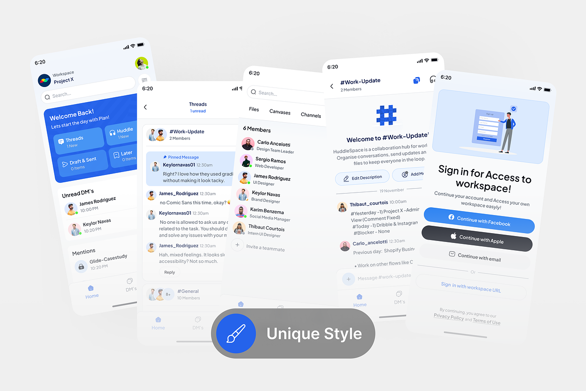 HuddleSpace - Business Collaboration preview 7