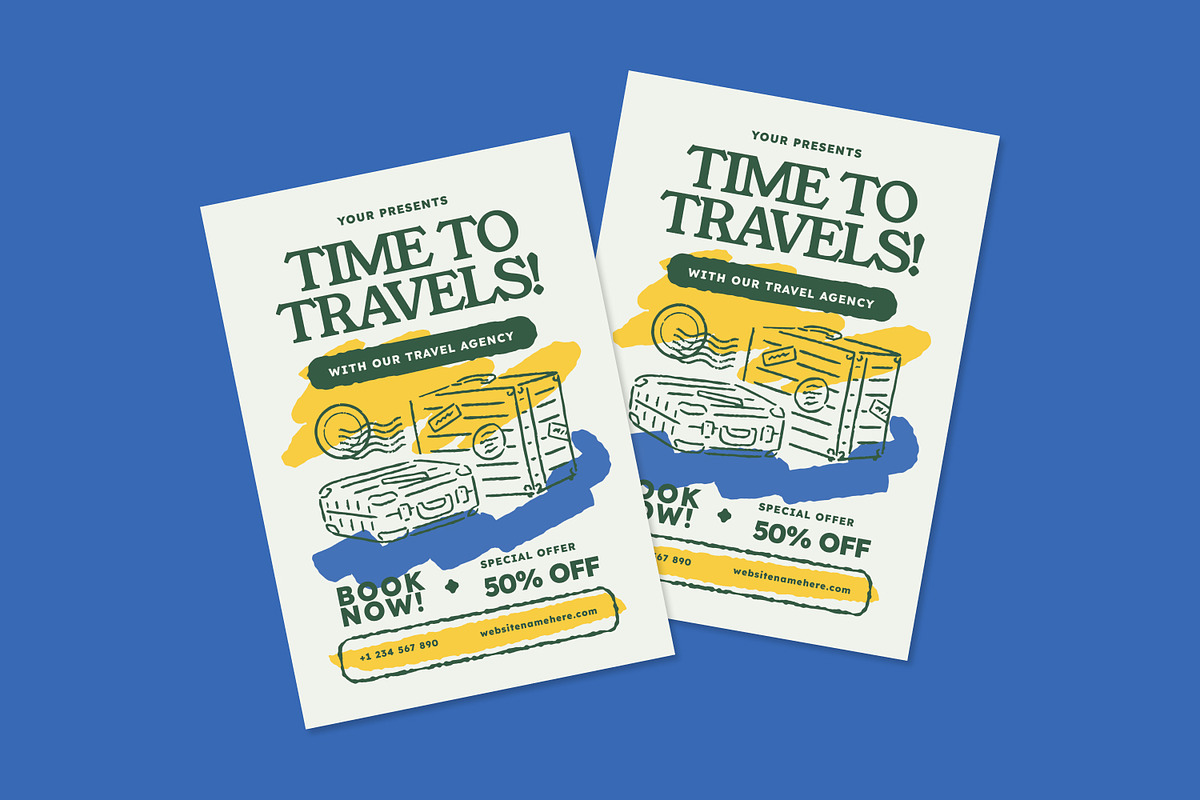 Travel Agency - Flyer, a Brochure Template by Izdihaar_Studio (Photo 3 of 3)