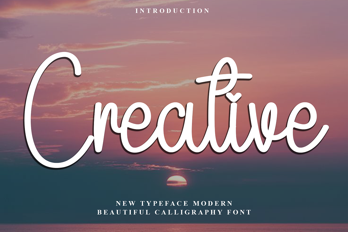 Creative, a Handwritten Font by FreshTypeINK (Photo 1 of 7)