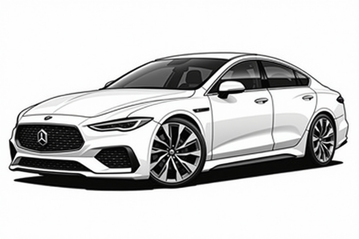 Modern Sports Car Vector Art Set, an Illustration by BIPLOB EXPERT (Photo 6 of 7)