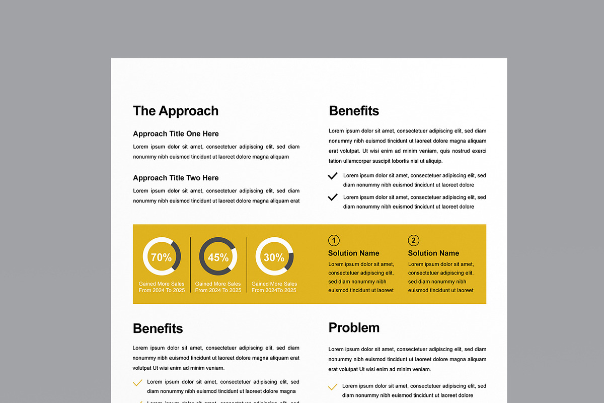 Business Case Study Template, a Stationery Template by MightyDesign (Photo 4 of 8)