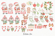 Cute Christmas Watercolor, a Seasonal Illustration by Estúdio Lin (Thumbnail 4 of 8)