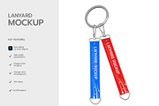 Office ID Badge Lanyard Mockup, a Product Mockup by graphypix (Thumbnail 2 of 4)