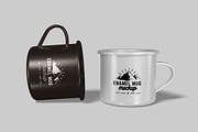 Enamel mug mockup, a Mockup by DxSLEX (Thumbnail 4 of 5)
