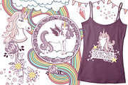 Unicorns and Rainbows, an Animal Illustration by Carrie Stephens Art (Thumbnail 2 of 9)