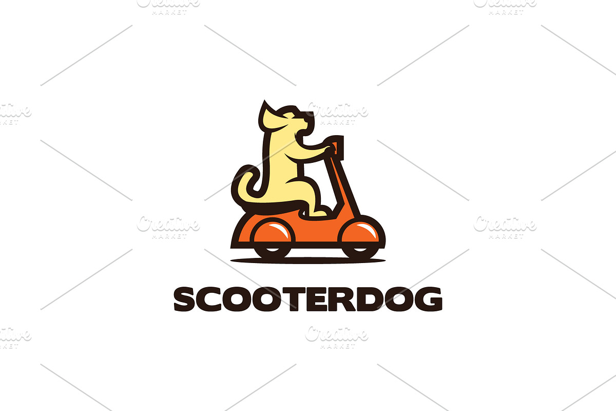 Scooter Dog - Mascot Logo, a Branding & Logo Template by ashenterprise (Photo 1 of 5)