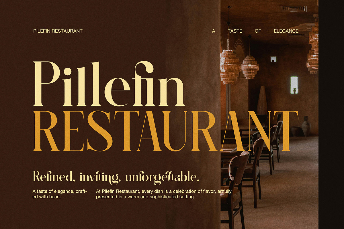 Gafilen Elegant Serif Font, a Serif Font by Graphicxell (Photo 4 of 8)