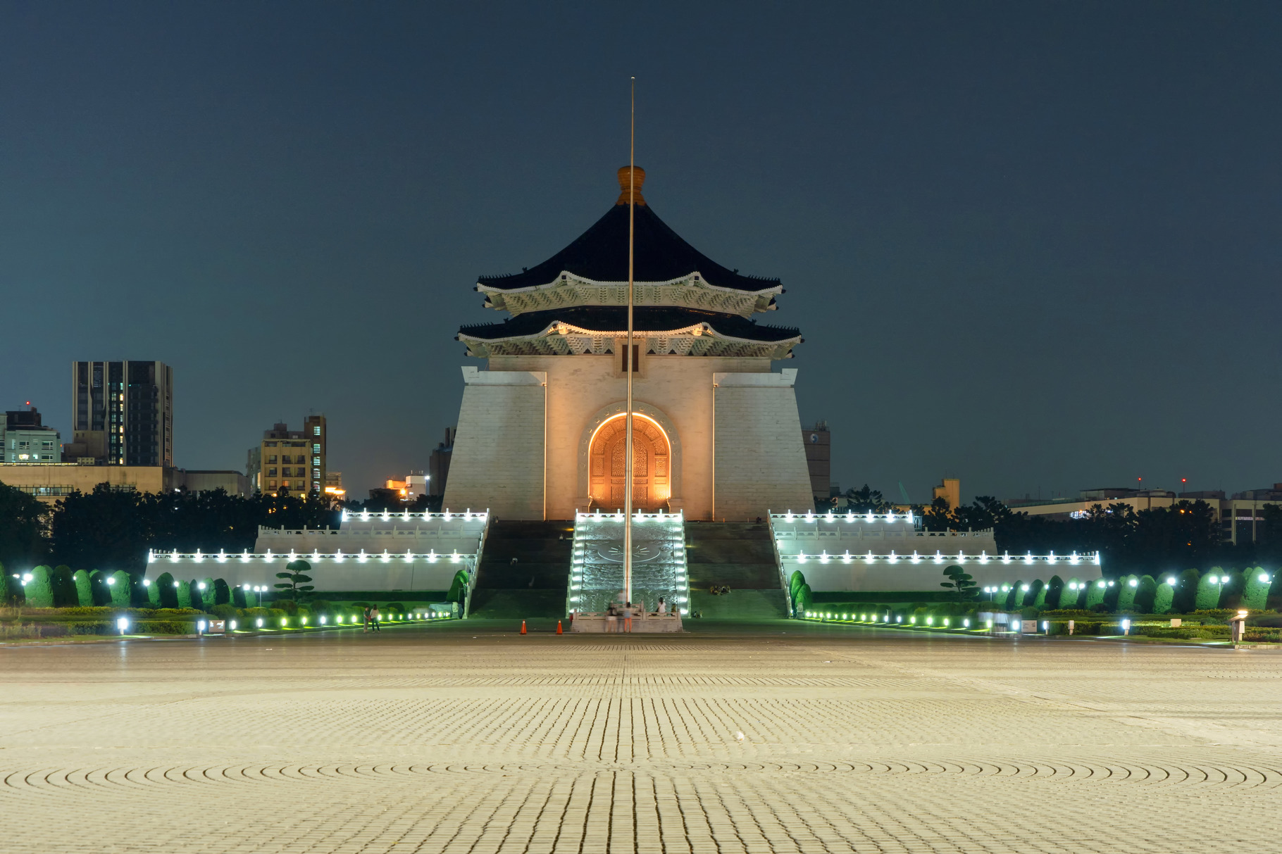 National Chiang Kai shek Memorial Ha, a Background Photo by Tampatra