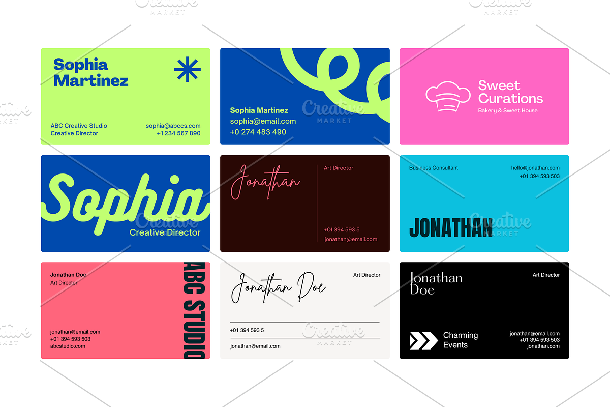 74 Business Card Canva Templates, a Branding & Logo Template by Nimart (Photo 12 of 18)