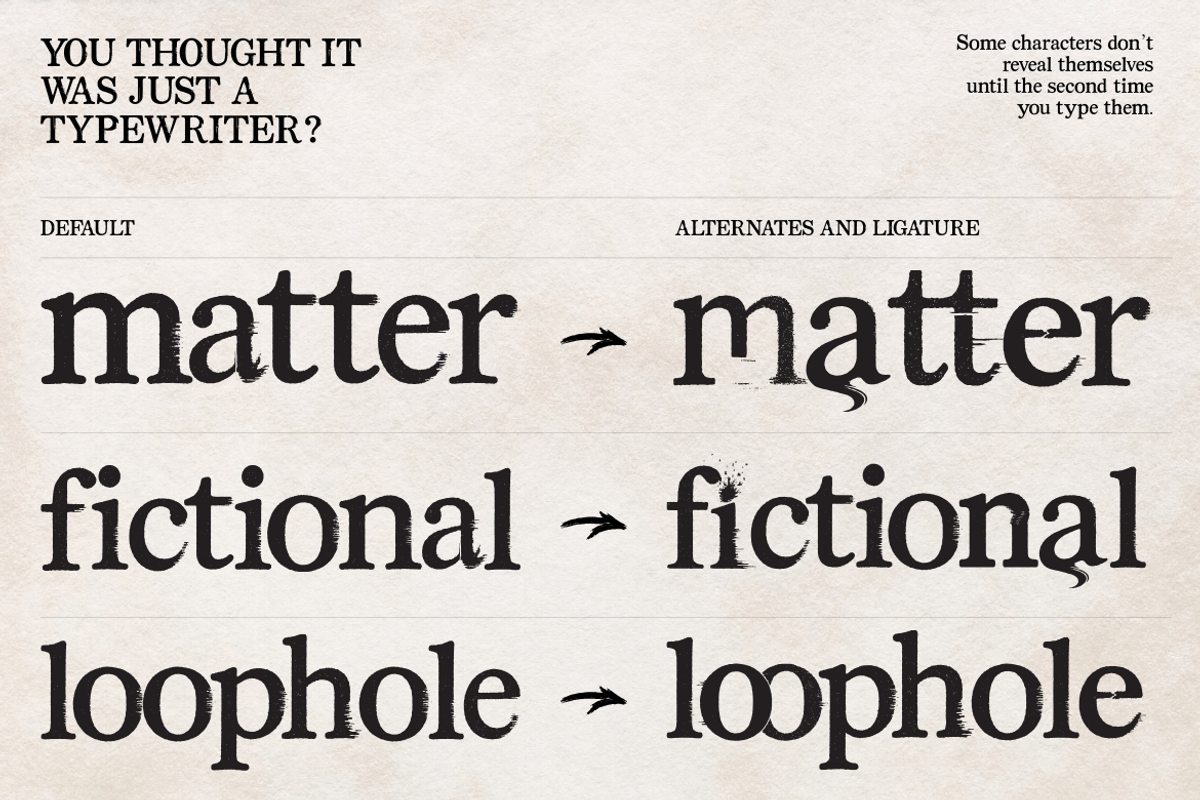 Wormhole Type – Glitch Font, a Sans Serif Font by Creacy Studio (Photo 4 of 11)