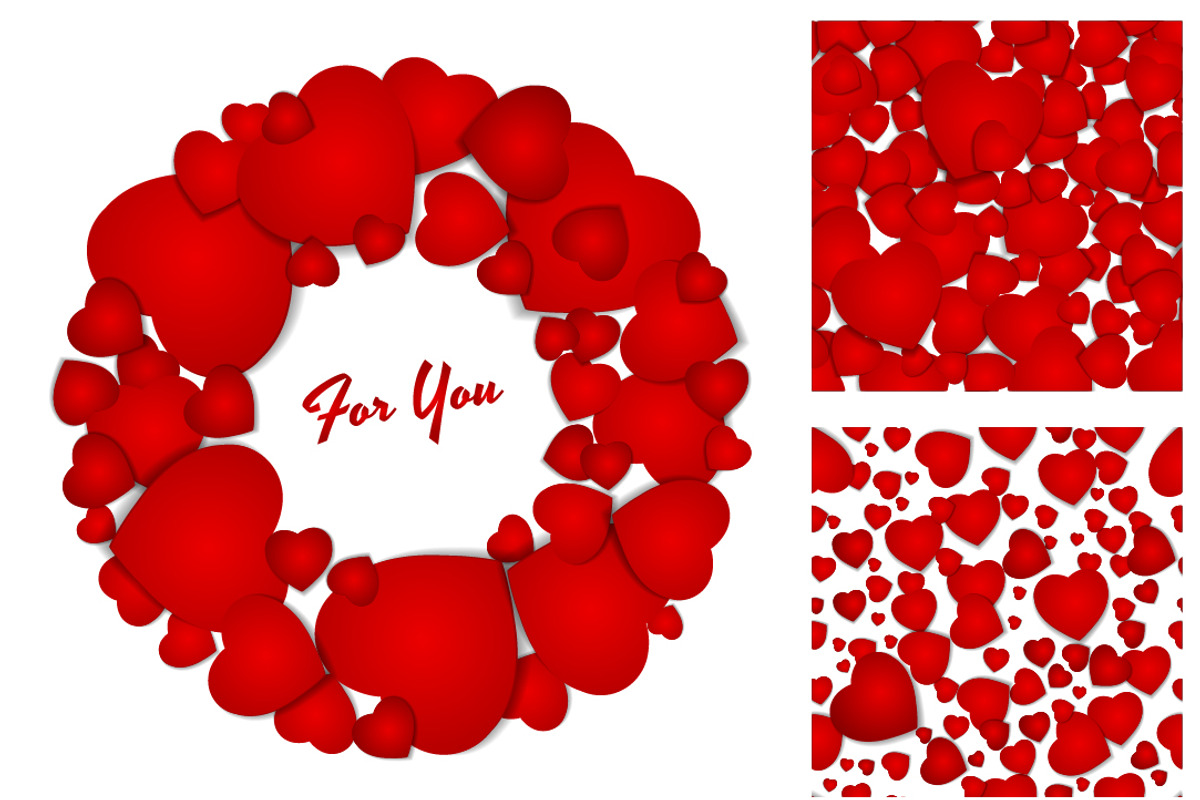 backgrounds from red hearts