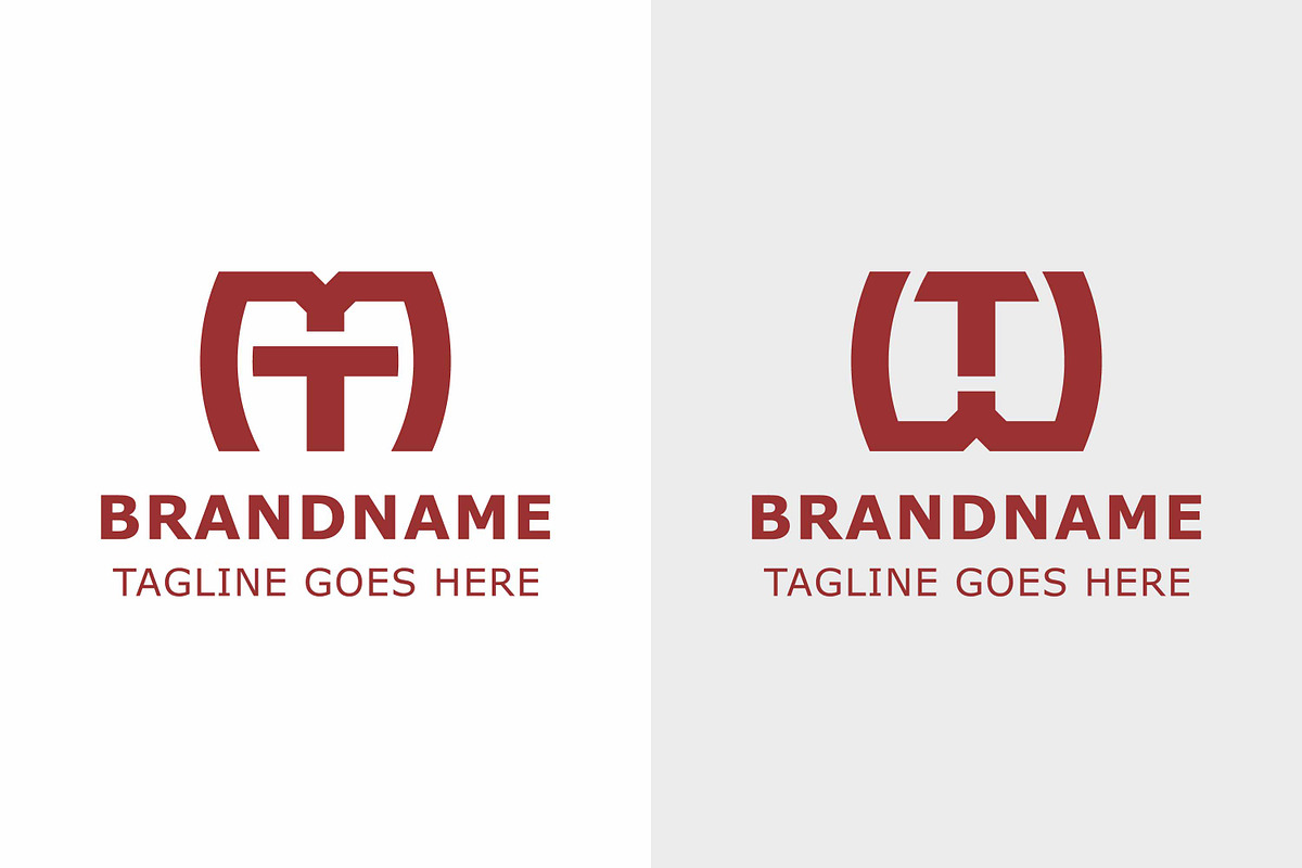Letters MT and WT Simple Modern Logo, a Branding & Logo Template by Pray Art Design Studio (Photo 1 of 2)