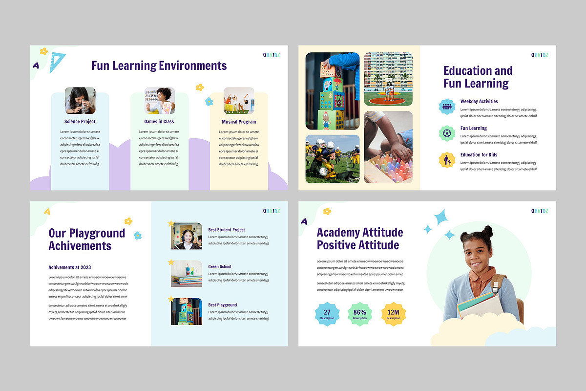 OHKIDZ - Kids Theme Education GS, a Presentation Template by rgbryand (Photo 3 of 9)
