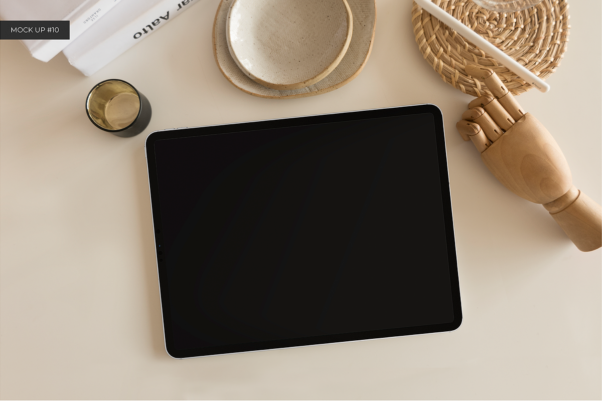 IPad Pro Photo Mockups, an iPad Mockup by Katsia Liat (Jazwinska) (Photo 7 of 8)