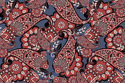 Beautiful paisley seamless pattern, a Pattern Graphic by antalogiya (Thumbnail 3 of 7)