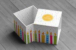 Square Box / Package Mock-Up 3