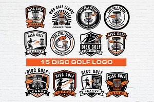 15 Disc Golf League Competition Logo, a Branding & Logo Template by Guavanaboy