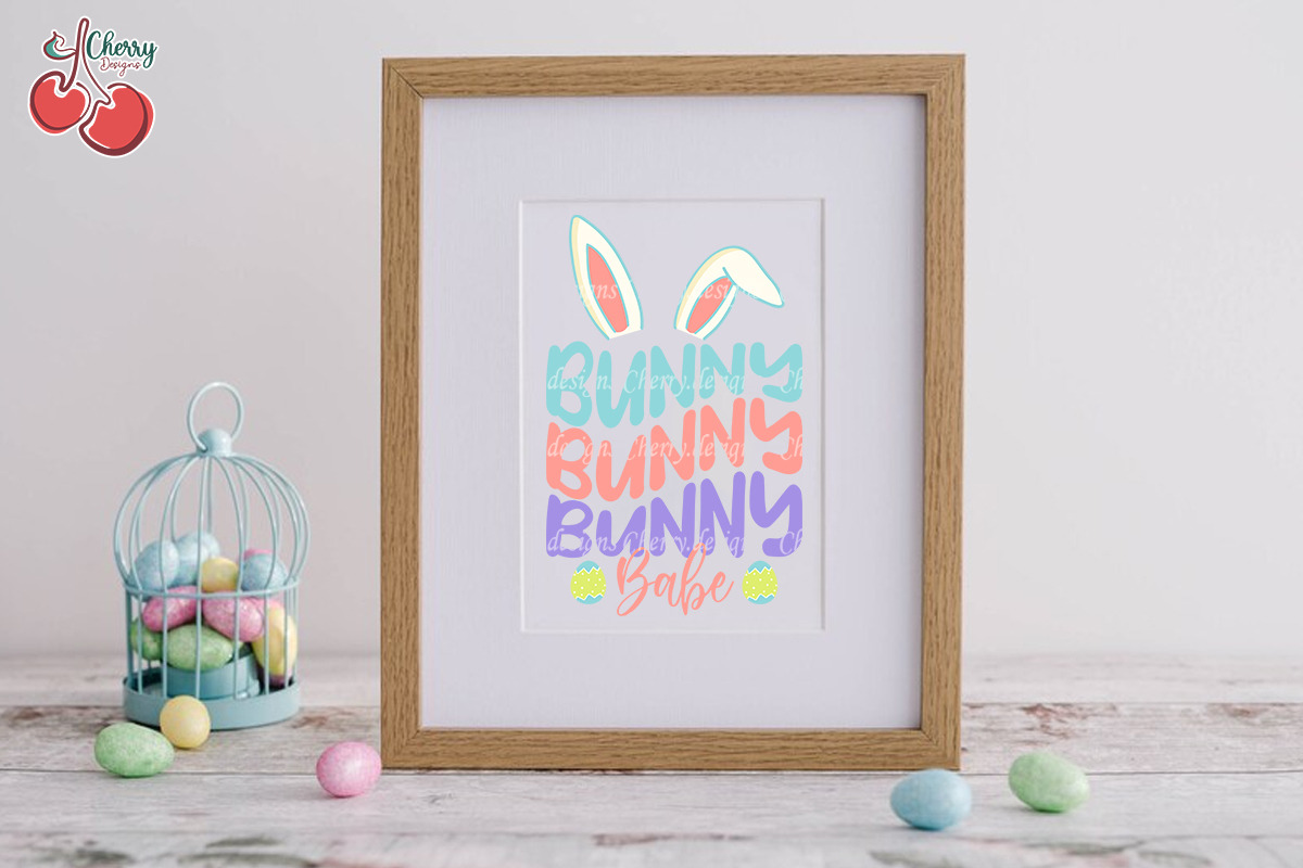 Easter Day Bundle Funny Bunny SVG, a Graphic by Cherry.designs (Photo 2 of 7)