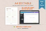 Weekly Planner Template, Canva, a Templates & Theme by Jaboor Magics (Thumbnail 3 of 5)