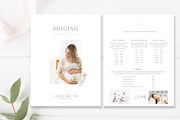 3-Page Photography Pricing Template, a Stationery Template by By Stephanie Design (Thumbnail 3 of 5)