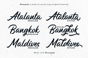 Monopola, a Script Font by Wacaksara Co. (Thumbnail 10 of 11)