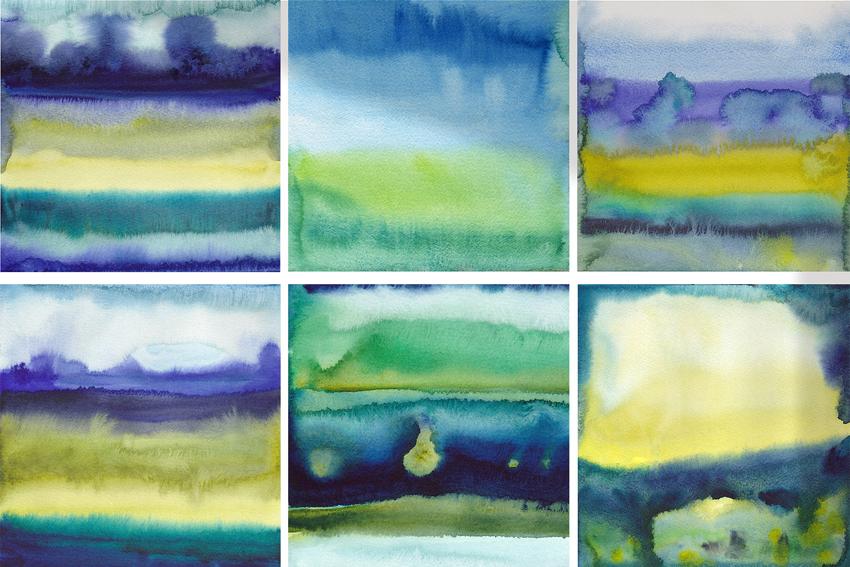 25  Abstract Watercolor Backgrounds, a Texture Graphic by Sweet Fig (Photo 3 of 10)