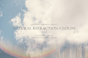 Natural Refraction: Clouds Vol.2, an Abstract Photo by Melanie Helena