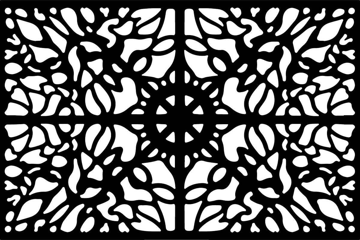 Geometric Laser Cut Panel Set, an Object Graphic by jahid234 (Photo 3 of 13)