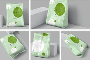Tea Pouch Mockup, a Packaging Mockup by megostudi0