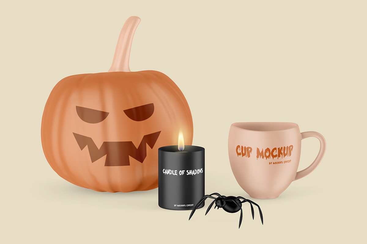 Halloween Mockup, a Mockup by Mockups Expert (Photo 1 of 2)