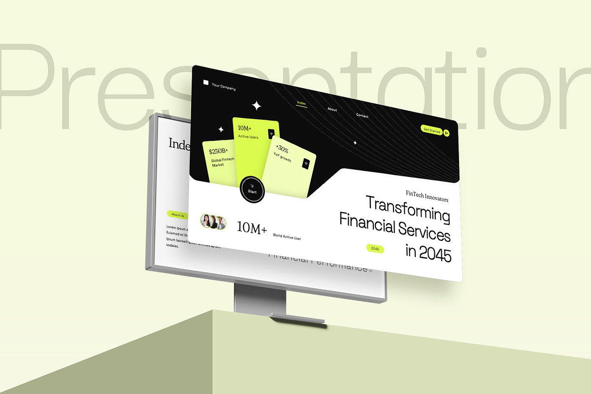 Financial Technology Google Slides preview 2