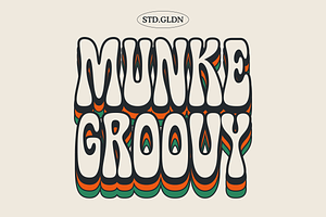 SG - MUNKE Groovy Display Font