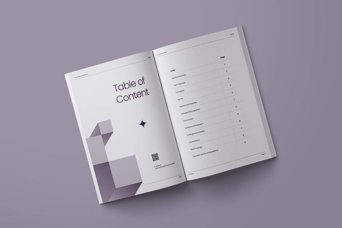 Event Report Template - Qubicco preview 8