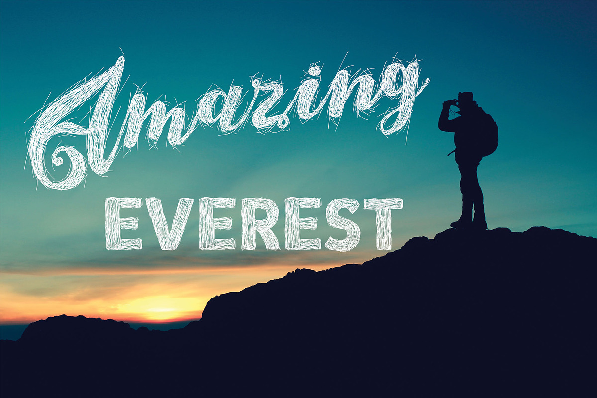 Kertas Script | Pen Sketch Font, a Script Font by Royaltype (Photo 5 of 10)