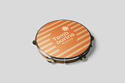 Tambourine Mockup, a Product Mockup by bimockup (Thumbnail 3 of 6)
