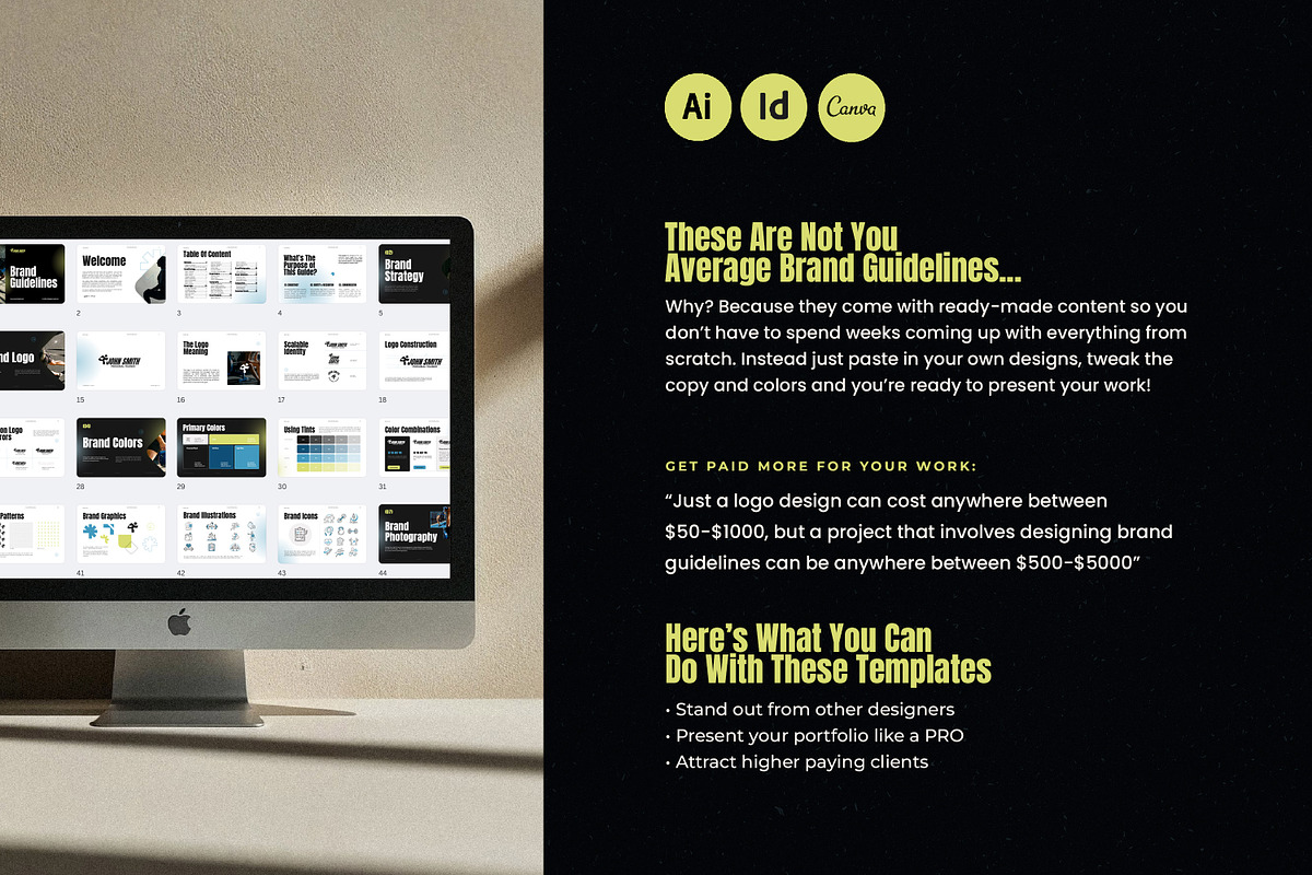 Personal Trainer Brand Guidelines, a Branding & Logo Template by AndrewPixel (Photo 2 of 14)